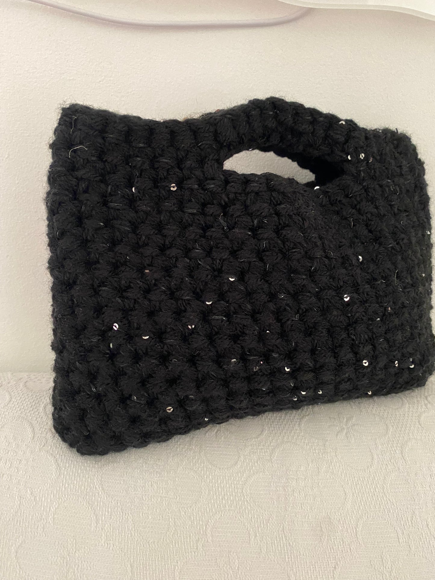Sottiletta NERA con micro paillettes